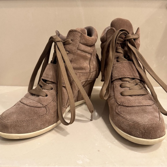 Ash Women's Bowie Suede Wedge Sneaker - Picture 6 of 6